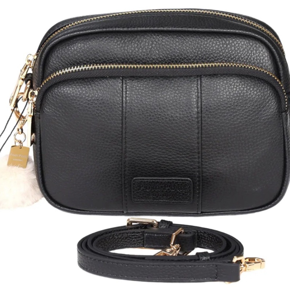 Pom Pom London Mayfair/original bag- black - Like New!